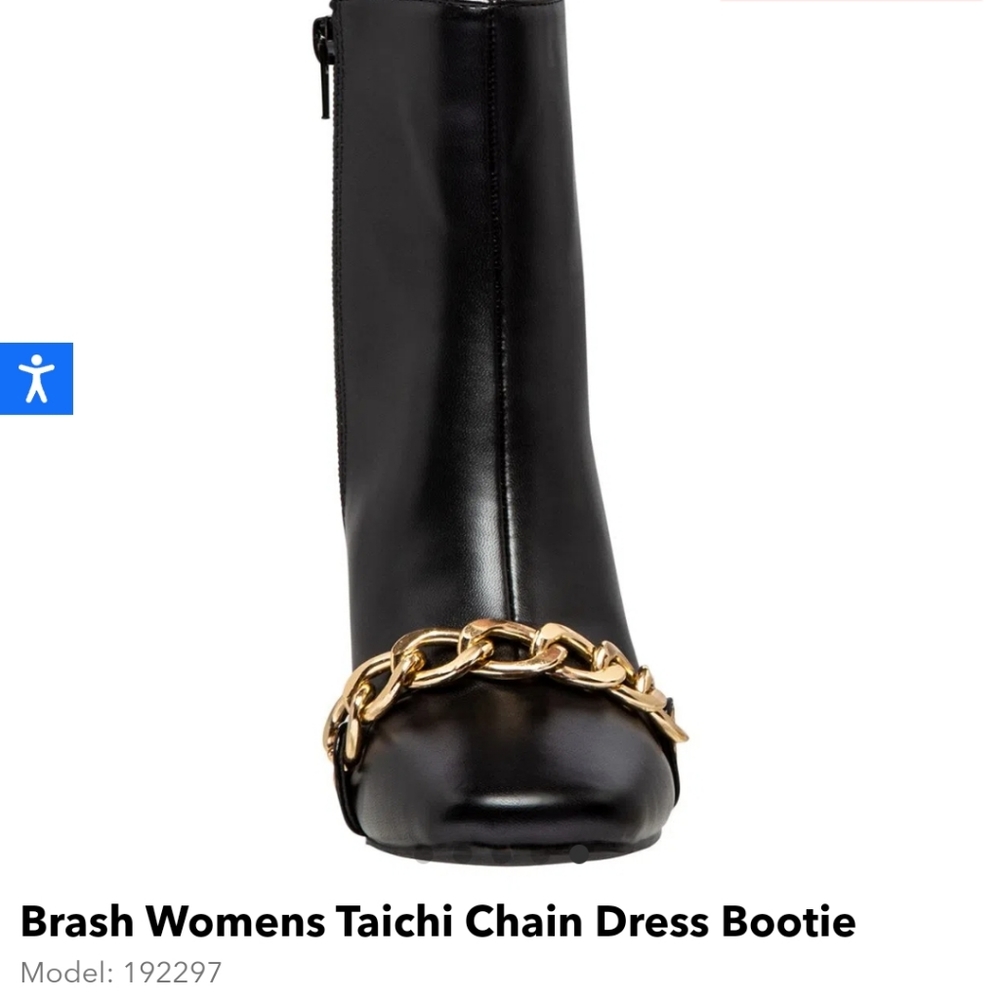 Brash Womens Taichi Chain Dress Bootie - Picture 3 of 9